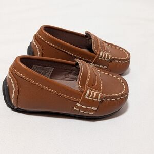 Ralph Lauren Polo Baby Leather Loafers | Brown | Size 4 (EU 19)